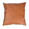Handmade Leather Cushion Cover : Soft Decorative Pillow Case