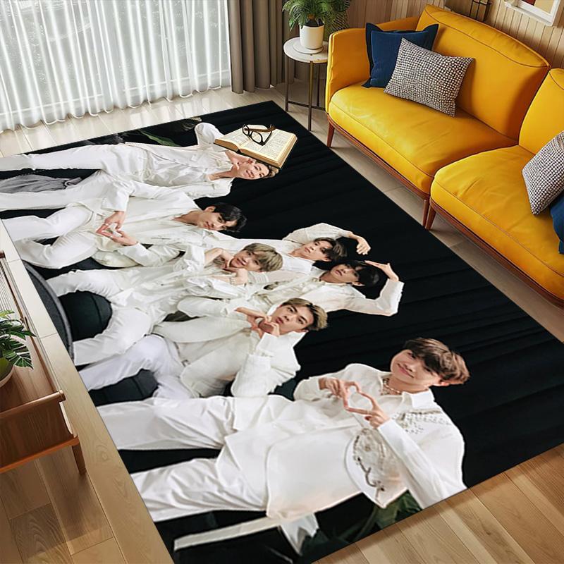 Boy Band Living Room Nonslip Area Rug Soft Carpet For Bedroom Game Playroom Sofa Office Home Decor Doormat Christmas Gift C926618