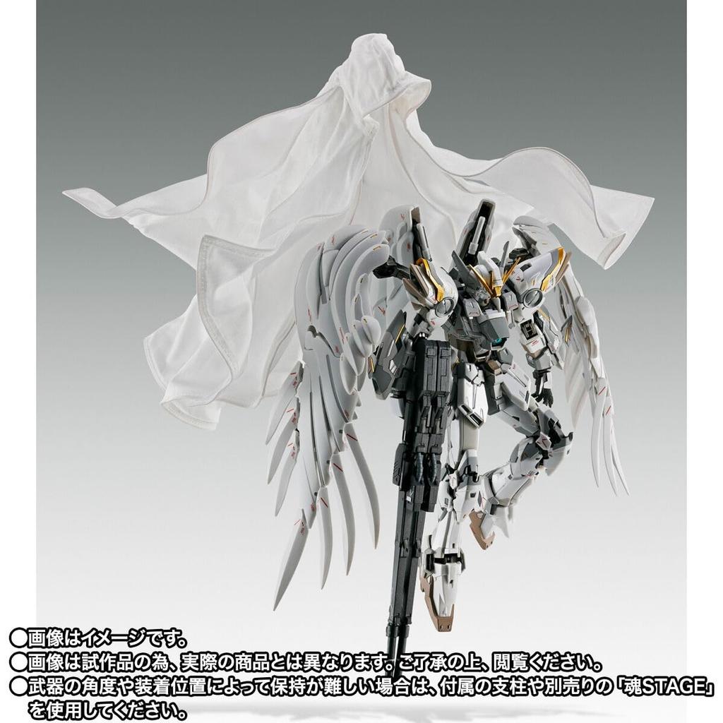 GUNDAM FIX FIGURATION METAL COMPOSITE Wing Gundam Zero Cloaked Custom, примерно 170 мм, АБС-пластик и ПВХ и литой металл и ткань, предварительно окрашенный, готовый