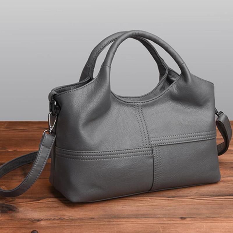 High Quality Women Bag Soft PU Leather Handbag Ladies Messenger Bag Solid Shoulder Bag