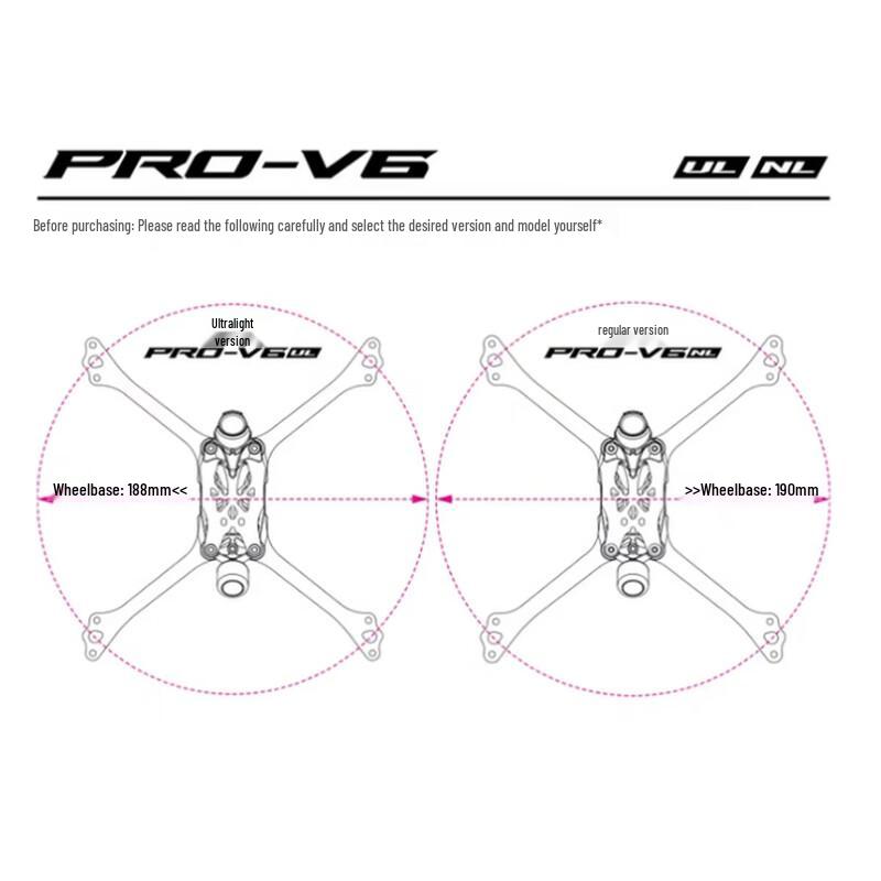 Yunqin V6 5-inch FPV Racing Drone Frame