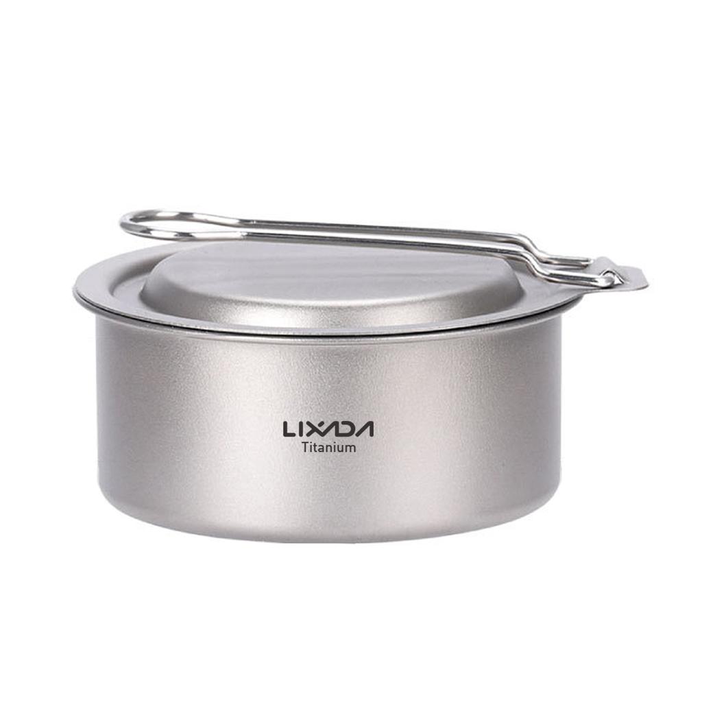 Lixada Titanium Alcohol Stove Ultralight Mini Pocket Alcohol Stove for Hiking Backpacking Fishing