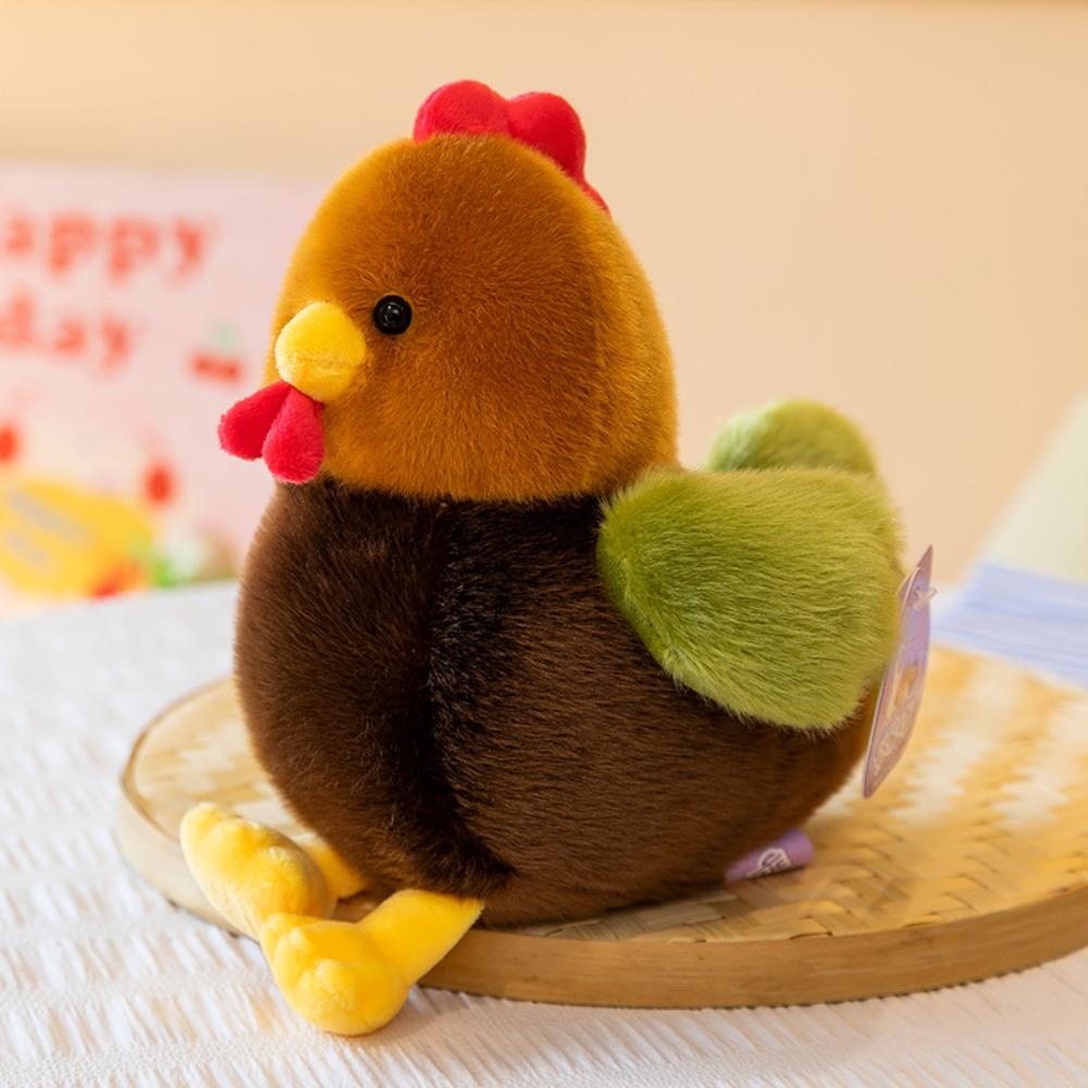 Realistic Looking Chicken Plush Doll Cute Rooster Hen Plush Toy Chicken Plush Toy Doll Toy