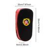 Taekwondo Boxing Target Arc-Shaped Kick Punch Shield Pad Adjustable Karate Punching Pad for Martial Arts Training