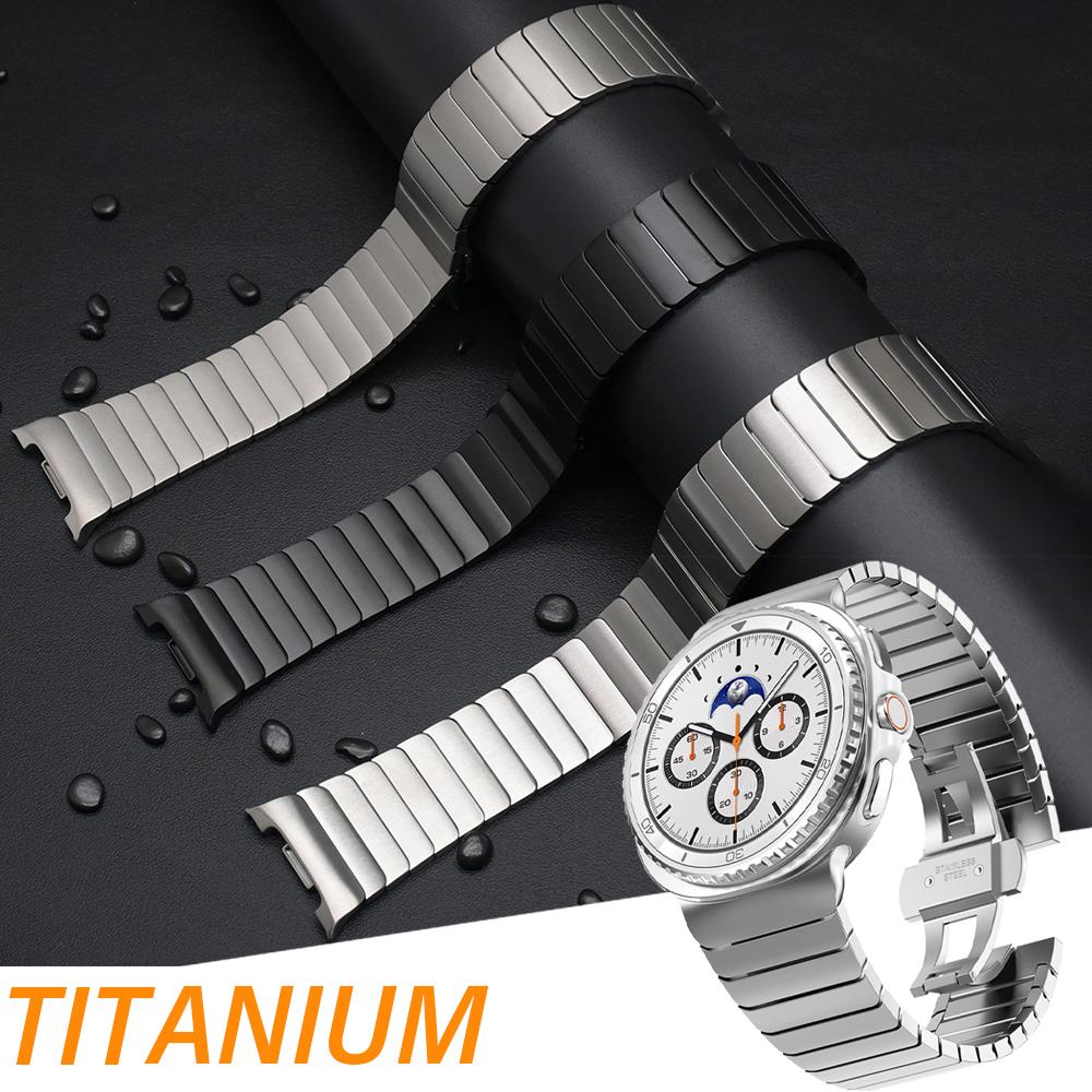 Титановый ремешок для Samsung Galaxy Watch 8 Classic 46мм 8 44мм 40мм Роскошный браслет для Galaxy Ultra 2025 2024 Ремешок для часов