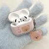 Япония и Южная Корея розовый в полоску английский медведь для AirPods 1 /pro1 защитный чехол-обложка для наушников второе и третье поколение новые модели