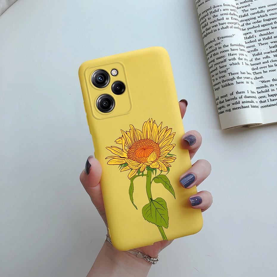 Poco X5 Pro Case For Xiaomi Poco Pocco Poko X5 X 5 PocoX5 X5 Pro 5G Phone Case Cute Love Heart Silicone Soft Cover Funda Bumper