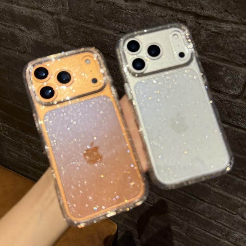 Роскошный блестящий прозрачный чехол для телефона со стразами для For Iphone 17 16 15 14 13 12 11 Pro Max X XR XS 7 8 Plus Ударопрочный прозрачный мягкий чехол