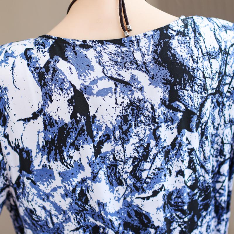 Повседневные летние женские платья больших размеров с коротким рукавом и винтажным принтом, длинное платье женское