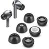 Насадки из пены с эффектом памяти для Samsung Galaxy Buds 3 Pro, Без боли в ушах от силиконовых насадок, Нескользящие сменные насадки с защитной сеткой от пыли, Помещаются в зарядный кейс,