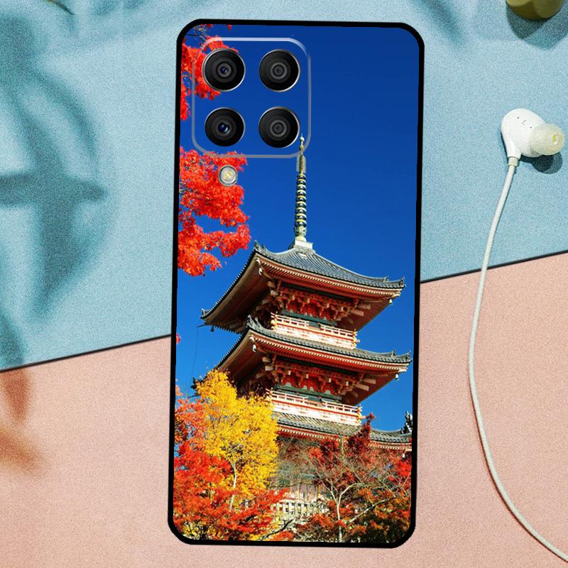 Японский храм Киото Для Samsung Galaxy M31 M11 M23 M12 M13 M14 M15 M35 M55 M34 M54 M33 M53 M32 M52 M06 M16 Чехол