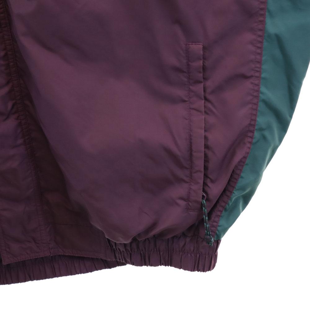 Columbia 90-е Старая двухцветная нейлоновая куртка винно-красного цвета для улицы мужская б/у