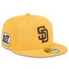 2025 Spring Camp Model Cap Overseas Import 59FIFTY San Diego Padres 2025 MLB SPRING TRAINING BP FITTED CAP GOLD SAN DIEGO PADRES Baseball 5950 Hat