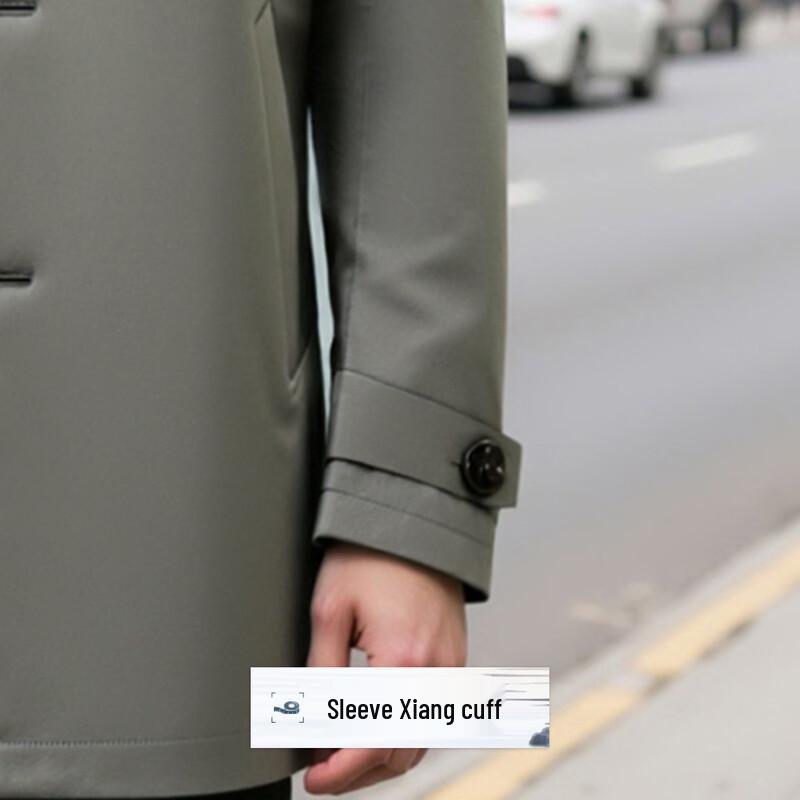 Мужская ветрозащитная куртка в стиле business casual