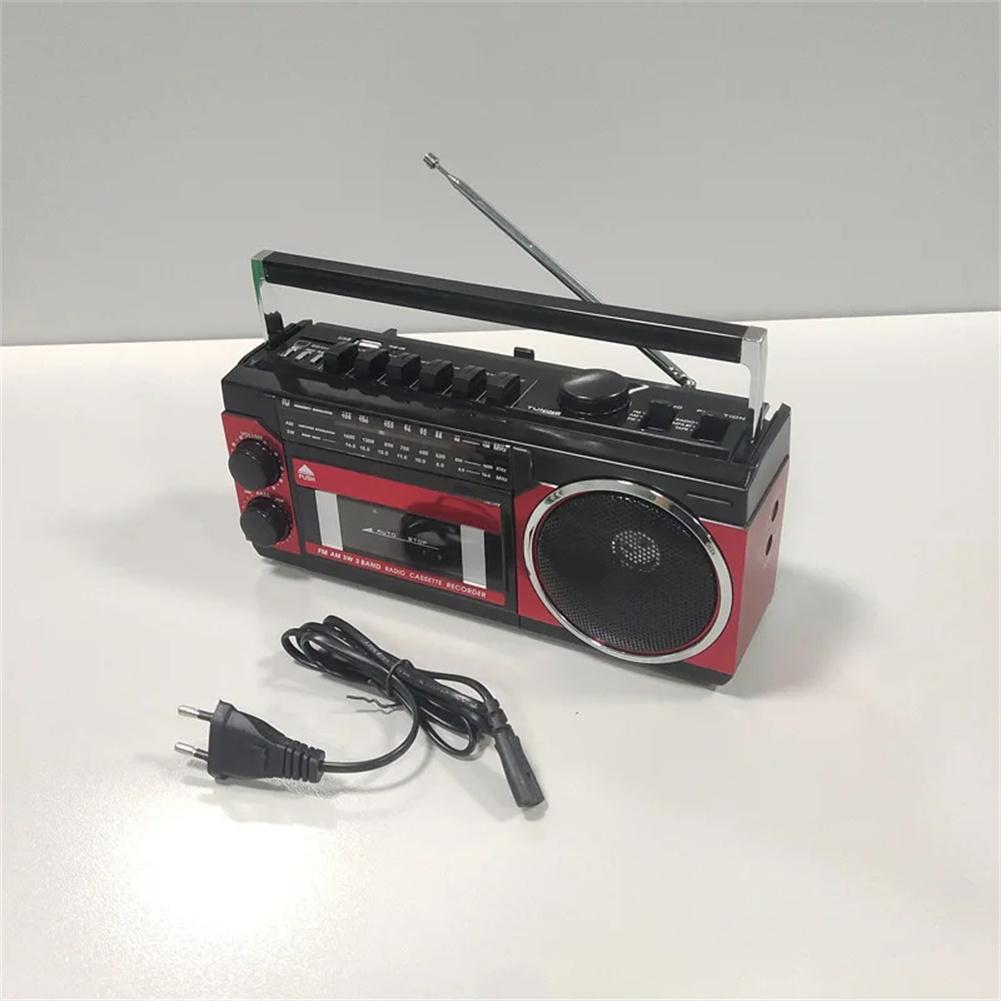 Portable Vintage Radio Retro FM/AM/SW Old Fashion Classic Style USB MP3 Audio Wireless Cassette Tape Player Recorder BJL-659