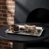 Thickened Stainless Steel Serving Tray Rust Resistant Dinner Plate Serving Platter  Dessert Serving