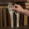 Шарнирная Скелетная Рука 1 Пара 3D-Печатный Хэллоуинский Реквизит, Позируемые Аксессуары для Косплей-Съемки, Декор Костяного Когтя для Дома с Привидениями, Жуткой Вечеринки