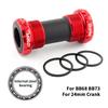 MUQZI Ceramic Bottom Bracket BB68 BB73 Thread BB86 BB90 BB92 Press Fit Bike Bottom Bracket For 22 24mm Crankset