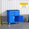 Heavy-Duty Multifunctional Tool Cart with Drawers for Workshop Storage