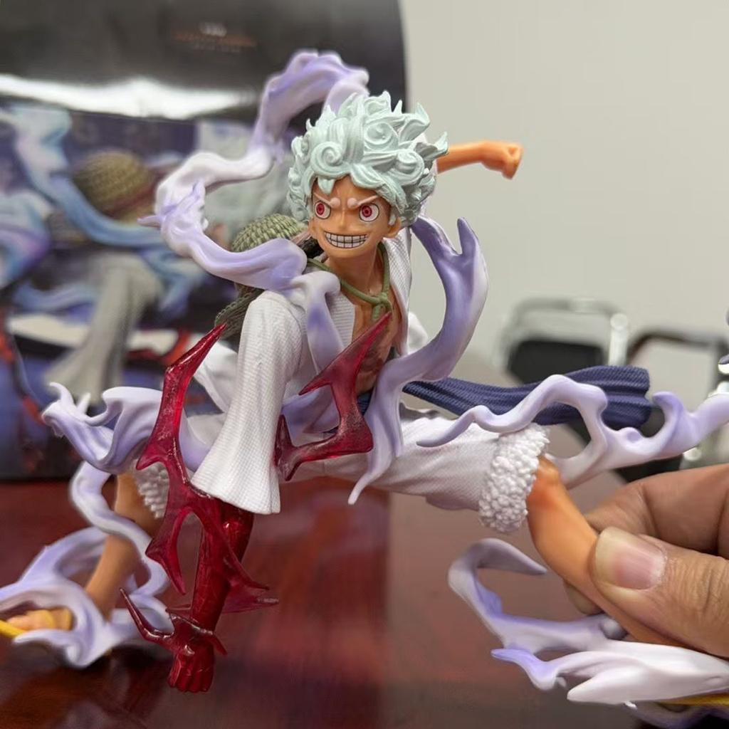 18 см One Piece Бог Солнца Ника Луффи пробуждается в 5-й передаче Фигурка Модель Статуэтка Набор Игрушек Декоративная Модель Игрушки Подарок