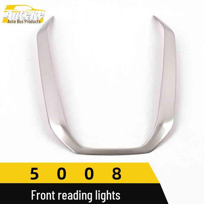 Peugeot 5008 Stainless Steel Front Row Reading Light Frame Cover