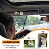 3Pcs Magnetic Car Picture Holder - Transparen Car Visor Clip Photo Frame Suitable for Lover or Family Photo, Car Visor Photo Clip Gifts for Mom