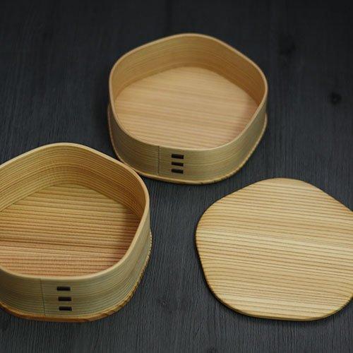 Odate Kogeisha Magewappa Bento Plum Blossom Bento 2 Акита Сделано в Японии Коробка, Коробка, Ящики, Кедр,