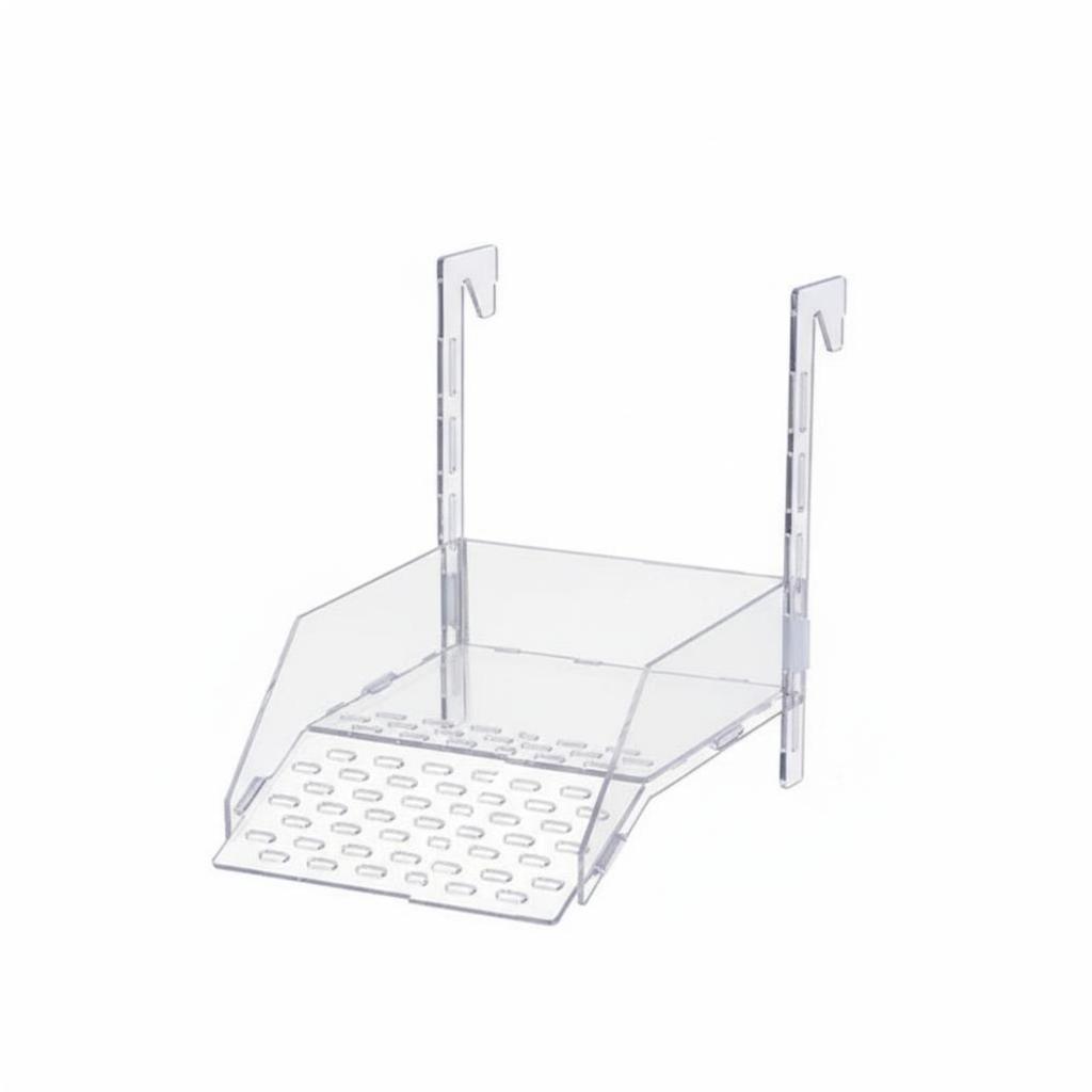 Acrylic Turtle Basking Dock Multi-Functional Hanging Turtle Basking Dock Tortoise Climbing Ladder High Guardrails