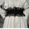 Elastic Corset Belt Hollow Wide Waist Corset Elegant Lace Cummerbunds  Wedding