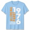 Vintage 1976 50th Birthday Gifts Unisex 50 Years Old Tshirt