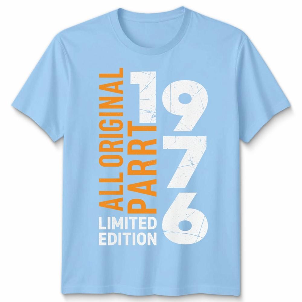 Vintage 1976 50th Birthday Gifts Unisex 50 Years Old Tshirt