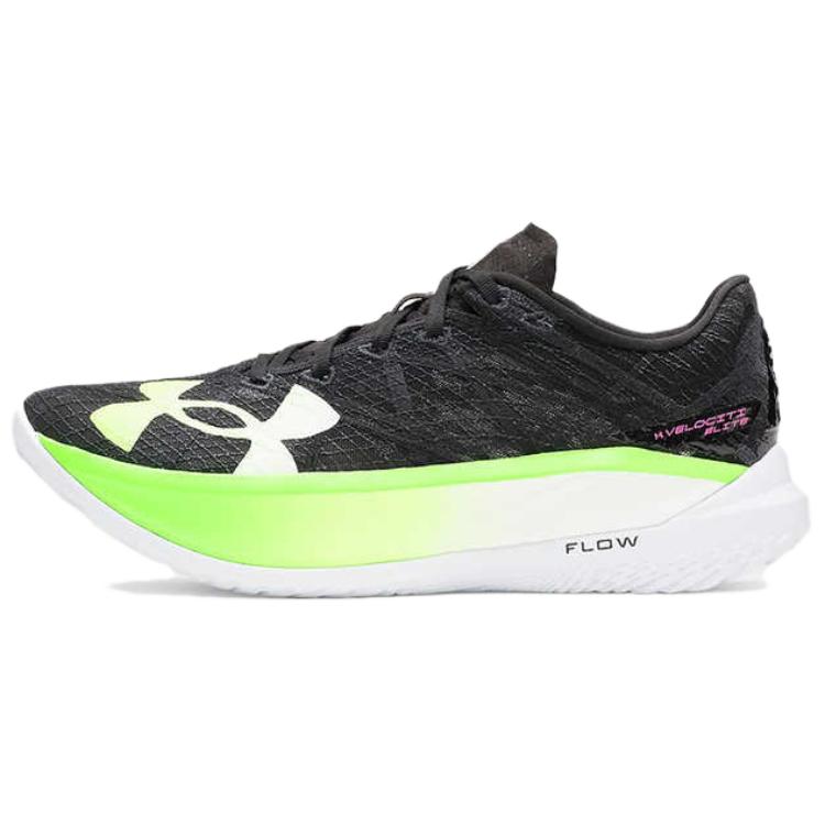 Under Armour Flow Velociti Elite Comfortable Stylish Breathable Running Shoes Unisex Sneakers Black Green 3027205-005