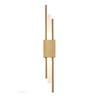 Modern Led Wall Lamps Black And Bronze Brass Gold Metal Acrylic Pipe LED Wall Lights for Living Room Wall Sconce Decor Fixtures