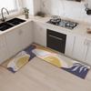 Green Forest Kitchen Floor Mat Non-Slip Oil Resistant Carpet Mud Absorbent Foot Mat