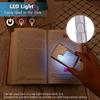 Ultra-Thin Card Magnifying Glass LED Light Reading Magnifier Magnifier Loupe  Reading For Elderly