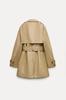 УКОРОЧЕННЫЙ ТРЕНЧ ZW COLLECTION С ПОЯСОМ