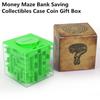 Thinkmax Головоломка-лабиринт для экономии денег для детей, Банк-лабиринт для денег, Хранилище для монет, наличных и купюр