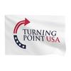 Yousheng Turning Point USA Flag 3x5Ft Double Sided Wall Hanging Flag Outdoor Polyester Banner with Brass Grommets for Yard Garden Decoration