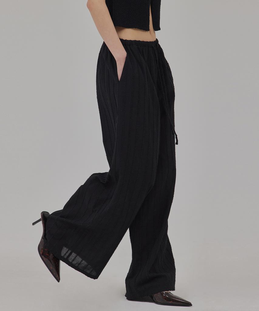 TOPGIRL Summer Stripe Banding Wide Pants_T516Bt700