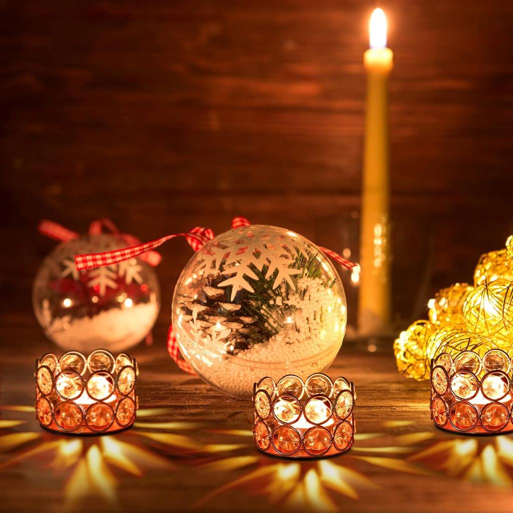 1 шт. Свадебное украшение на День святого Валентина, хрустальная чайная лампа, подсвечник, украшение для семейного стола, украшение для дома, подарочная коробка