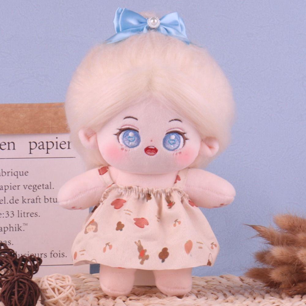 Cute Princess Dress Doll Skirt Jumpsuit  20cm Cotton Doll/EXO Idol Dolls