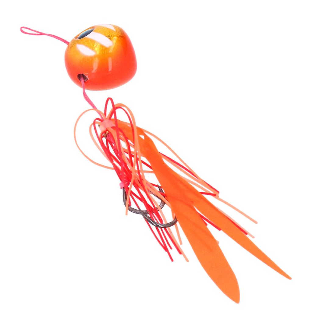 Вольфрамовая сталь Ловля с лодки Железная пластина Светящаяся борода Морская рыбалка Жесткая приманка Приманка с крючком Тип A Красный