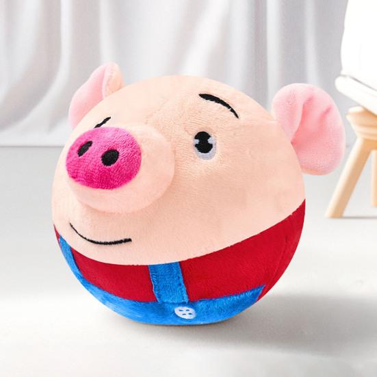 Электрическая плюшевая прыгающая игрушка-свинка, повторяет то, что вы говорите, для малышей, мальчиков, девочек, развивающая, говорящая, поющая, музыкальная, плюшевая игрушка-свинка, интерактивная игрушка