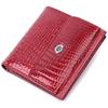 Textured Women's Wallet Made of Genuine Leather ST Leather 22705 Red