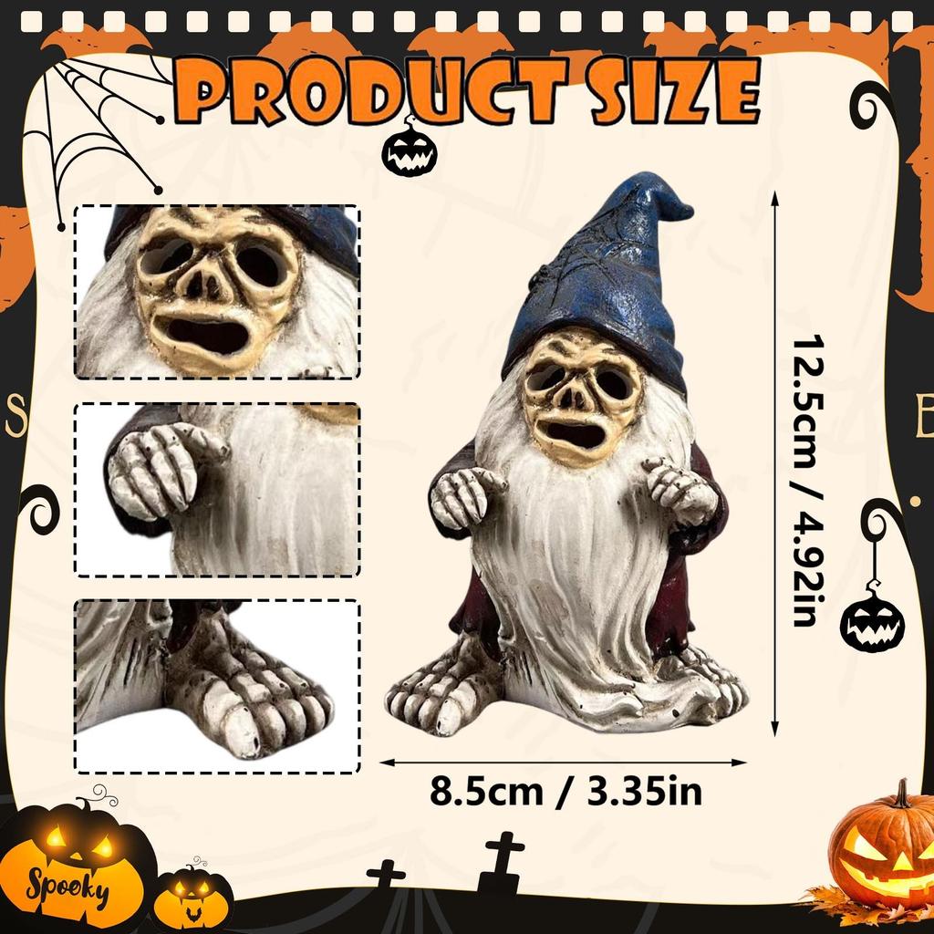 Изделия из смолы, Скелеты на Хэллоуин, Пожилые украшения, Открытые дворы, Гостиные, Маленькие украшения, Подарки