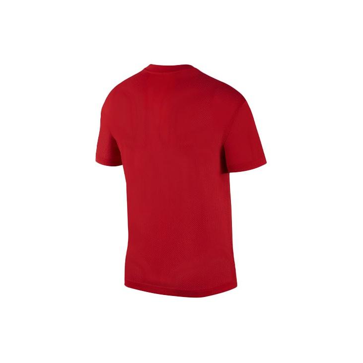 Jordan Футболка с коротким рукавом и круглым вырезом Dna Mesh Breathable Sports, мужская, красная AV0117-657