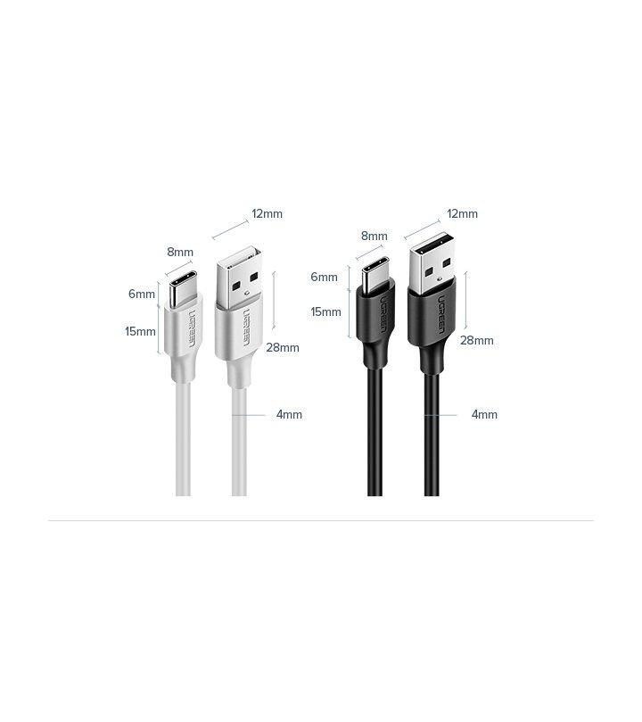 Ugreen 2m USB-A to USB-C Cable - High-Speed 3A Charging, Durable Black Design