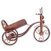 Железный держатель для вина в форме трехколесного велосипеда, подставка для бутылок вина для барной стойки, домашний декор, бронза