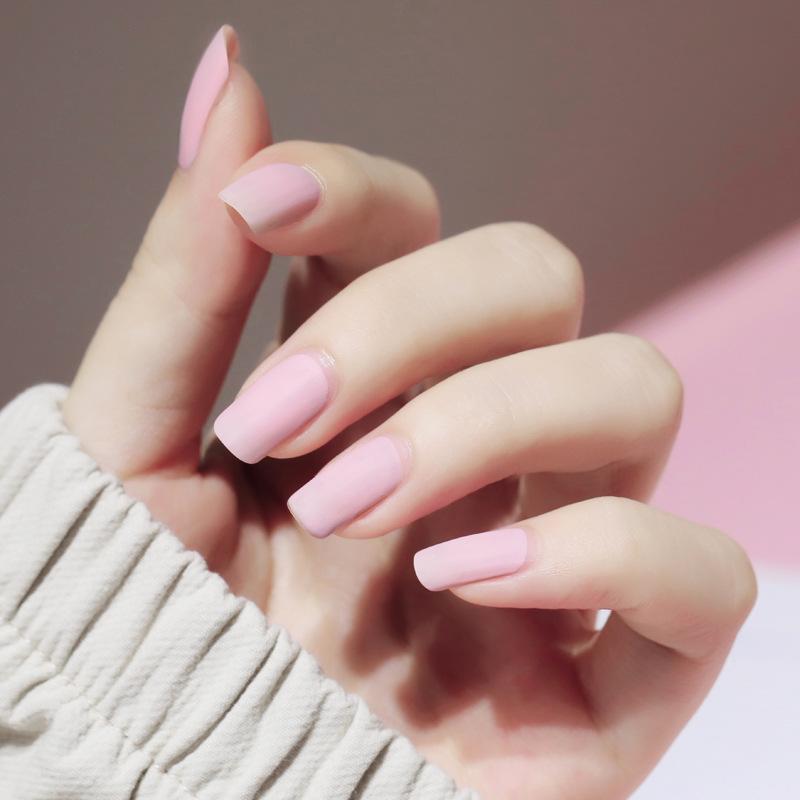 Туманный матовый лак для ногтей Стойкий неотслаивающийся скраб Бесцветная прозрачная эмаль для ногтей без запекания