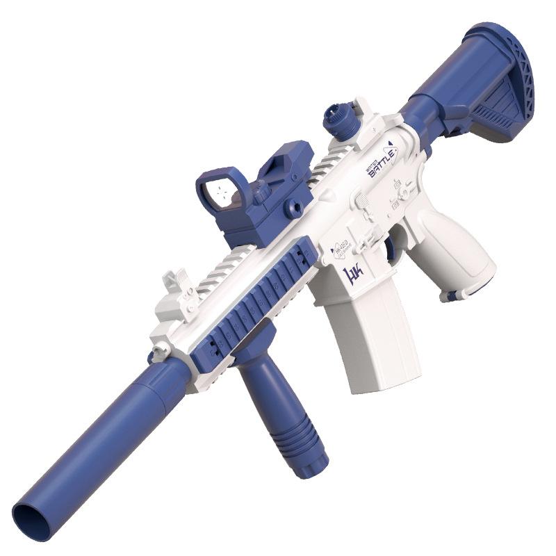 Новый водяной пистолет M416, электрический пистолет Glock, игрушка для стрельбы, полностью автоматическая летняя пляжная игрушка для детей, мальчиков и девочек, подарок для взрослых